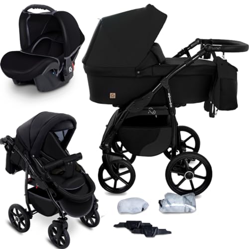 Gagadumi Schwarzer Kinderwagen