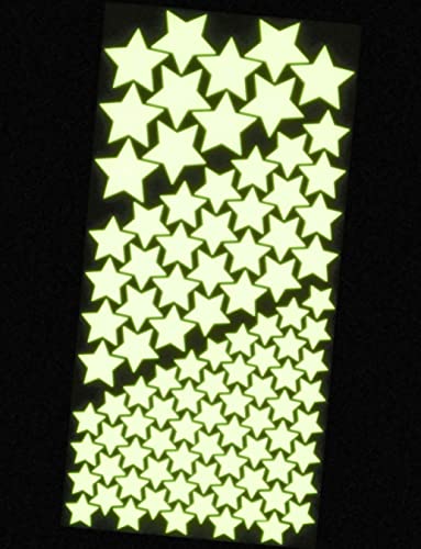 Wandfee Fluoreszierende Sterne
